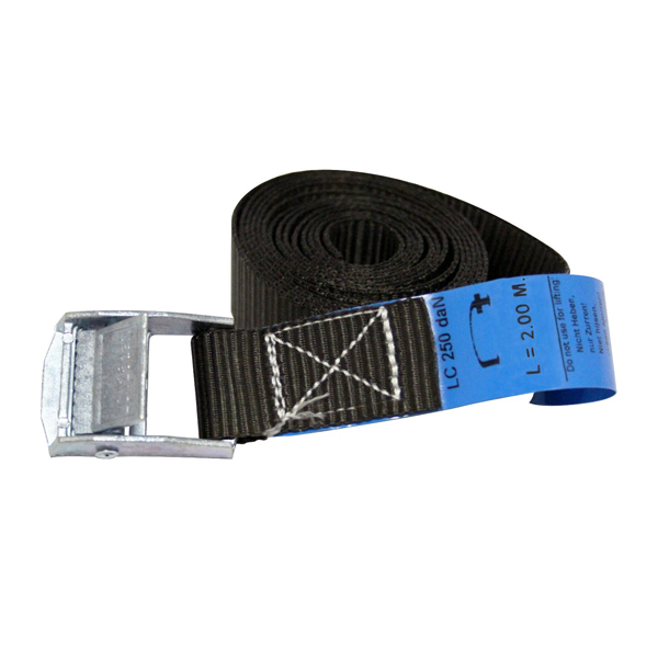 Gespband zwart 25mm  L=5M  250/500kg