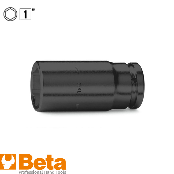 Beta 729l 1” slagmoerdop lang 6k 34mm