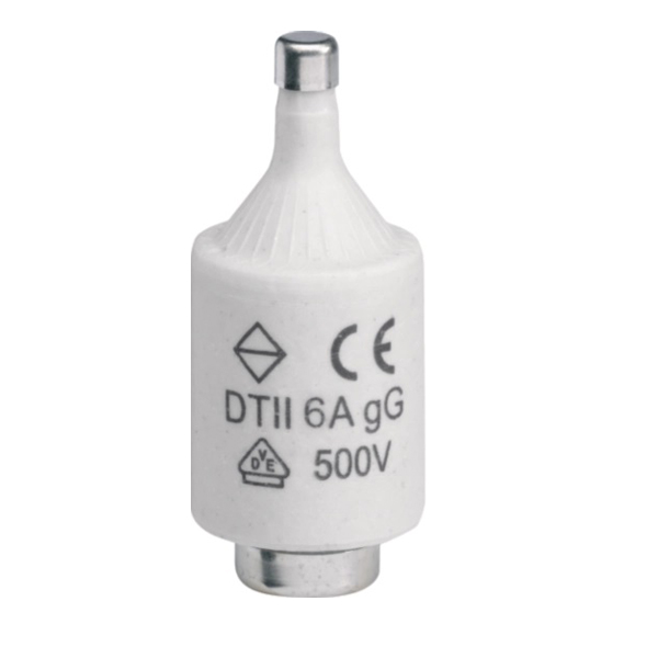 Smeltzekering DII 6A traag 5 stuks