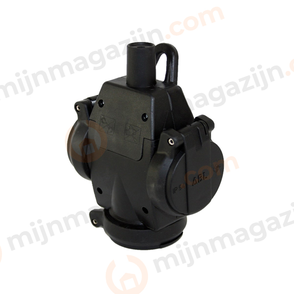 Verlengsnoer neopreen 3×1.5 10m verdeelblok 3v