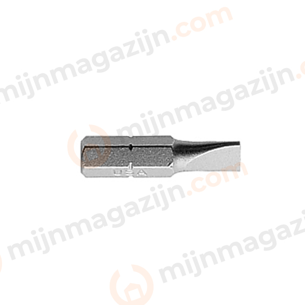1/4 insertbit sleuf 1.2×8.0mm L=25mm