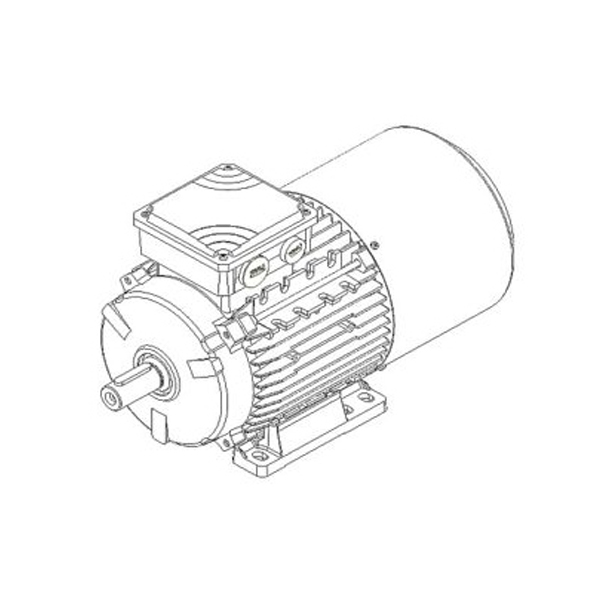 Motor 0.18kW 230/400V 1000rpm BN71 14mm B3