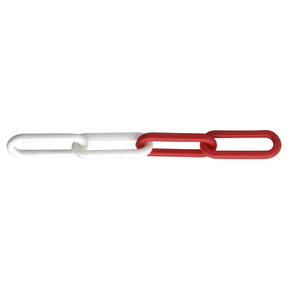Schakelketting rood/wit p/m
