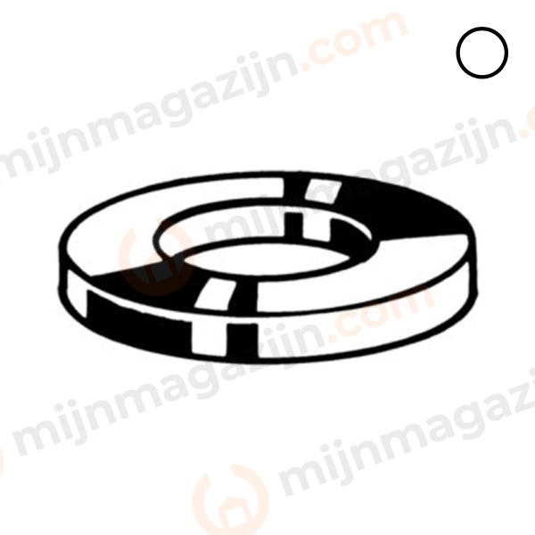 D125A kunststof sluitring M20 PA 6.6