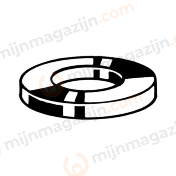 D125A Sluitring M24 staal blank
