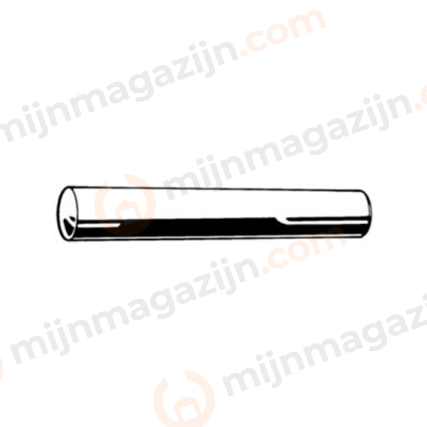 D1B Conische pen 6/7.5x70mm Staal