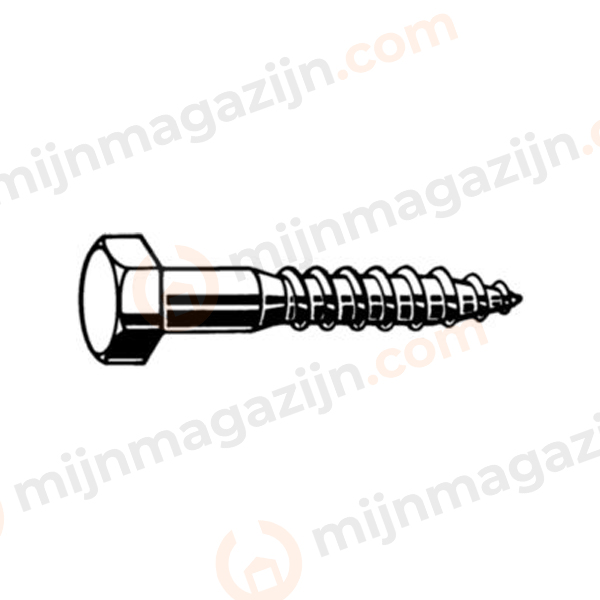 D571 Houtdraaibout 12x120mm EVZ