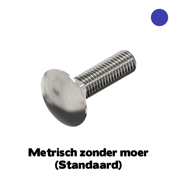 D603 Slotbout M6x30 VD RVS A4