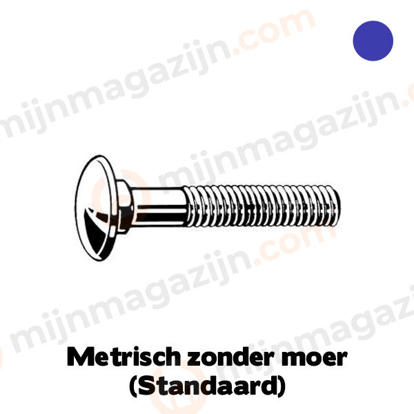 D603 Slotbout M8x30 VD RVS A4