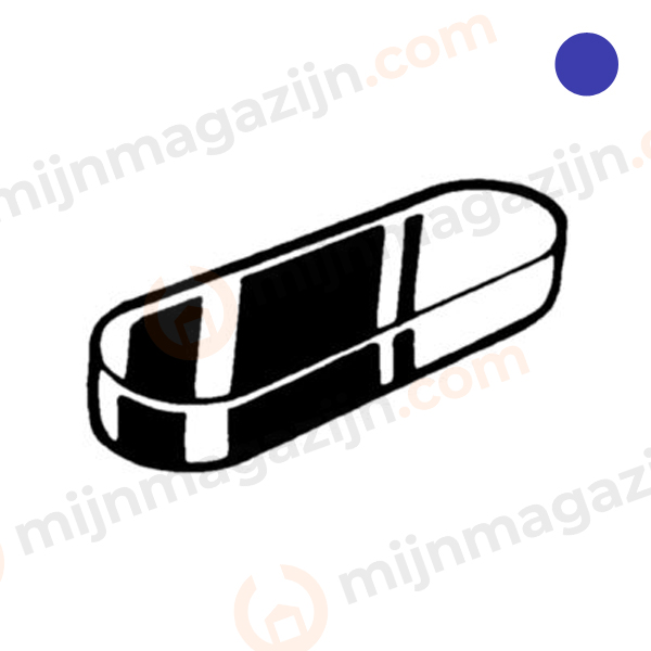 D6885A Vlakke inlegspie RVS A4 6x6x30mm