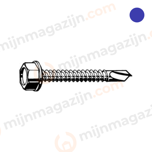 D7504K Plaatschroef zelfb. 6k 4.2x16mm RVS A2