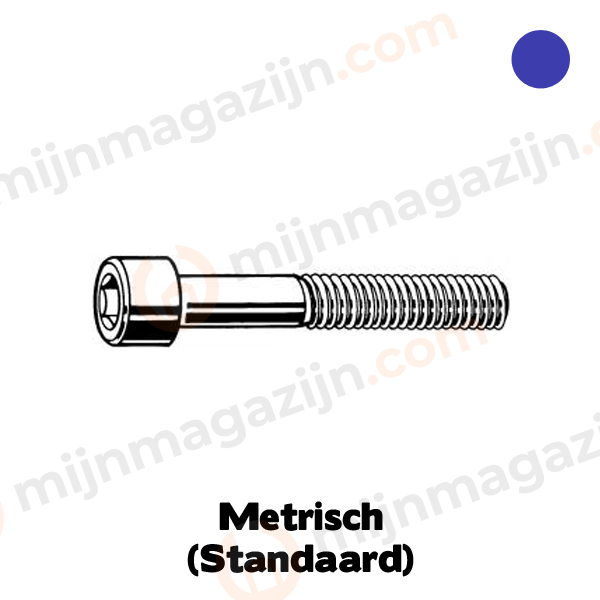 D912 Clinderkop inbusbout M8x22 RVS A4