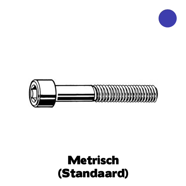D912 Cilinderkop inbusbout M2.5×5 RVS A4