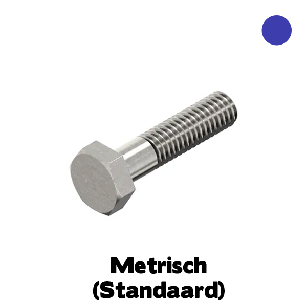 D931 Borstbout M5x75 RVS A4
