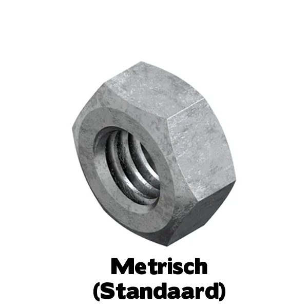 D934 Zeskantmoer M12 Kl.8 THZ overmaats