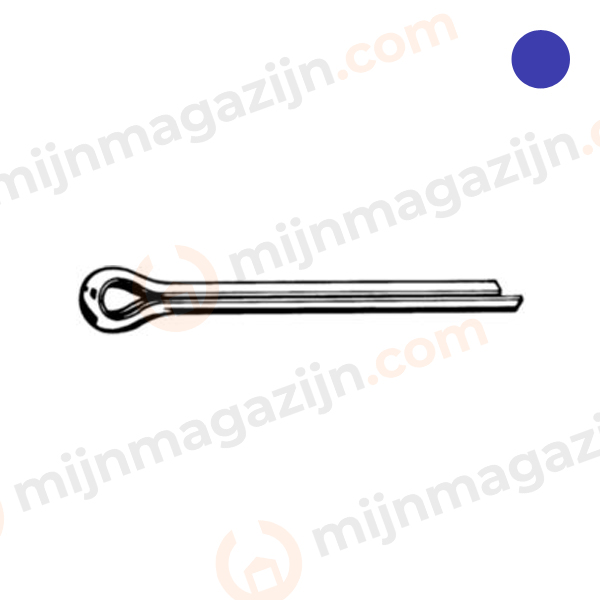 D94 Splitpen 6.3x63mm RVS A2 – Uitloop