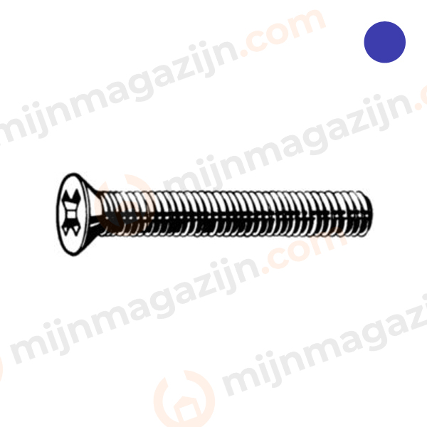 D965H VK-Schroef PH M5x10 RVS A4