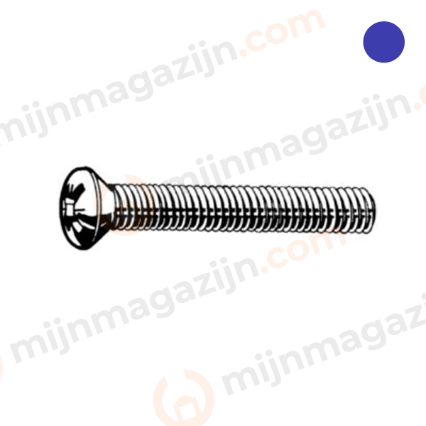 D966Z BVK-Schroef PZ M5x20 RVS A4
