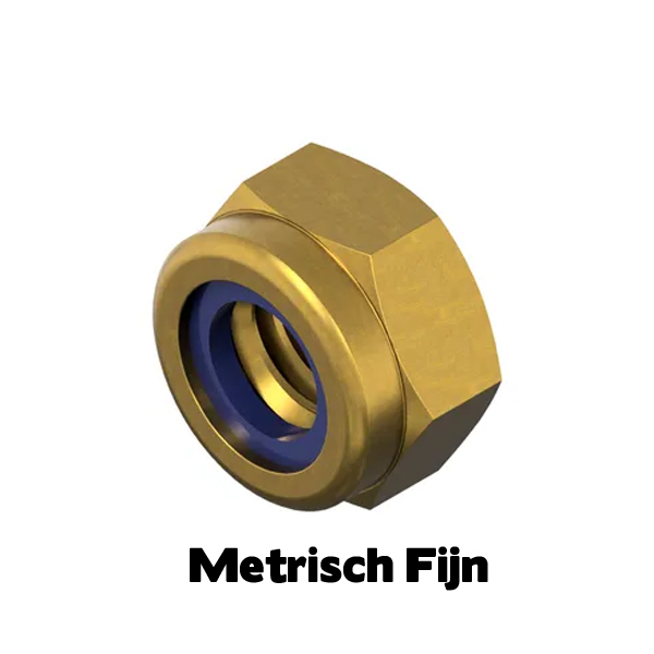 D985 Moer zelfborgend MF M24x2.00 Kl.8 EVZ/geel