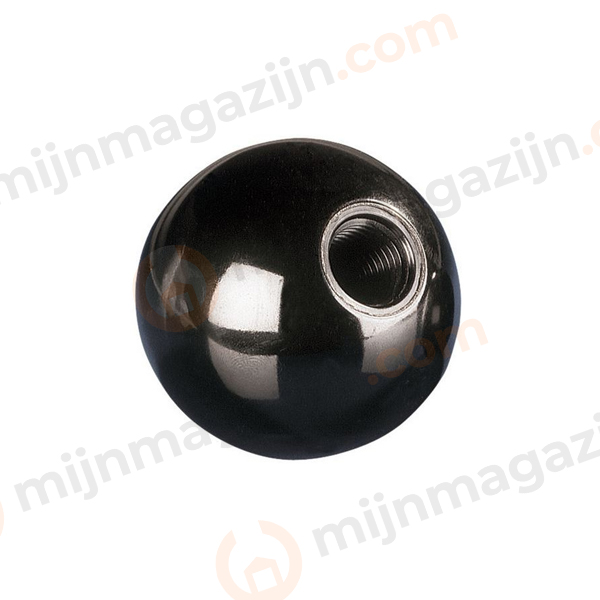 D319C Kogelknop glad kunststof M8x32