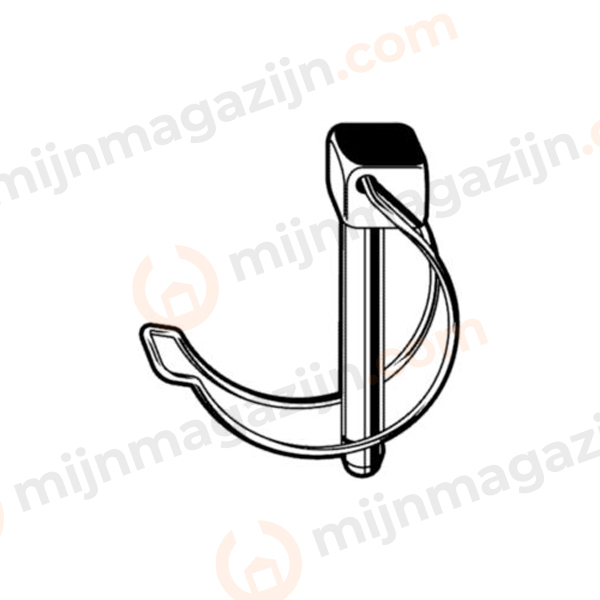 Verende pijpborgpen 8x40mm EVZ