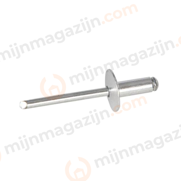 Blindklinknagel Alu/staal 4.0x16mm kop 12mm
