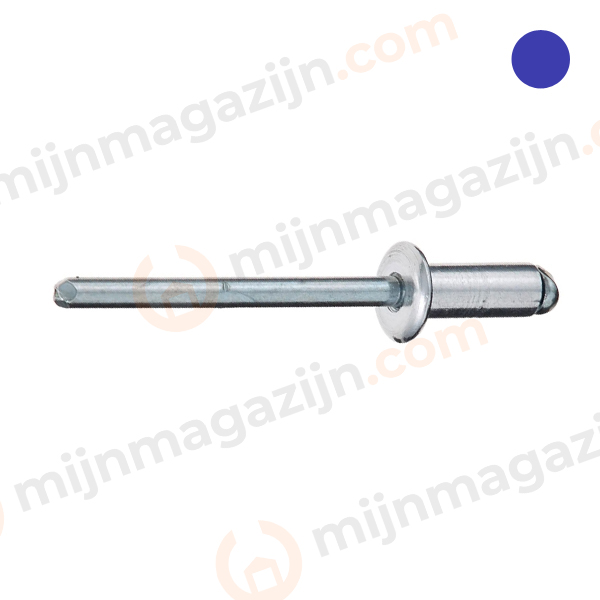 Blindklinknagel RVS A2 4.8x12mm kop 10.1mm