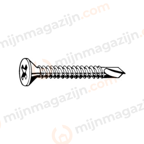 D7504O Plaatschroef zelfb. EVZ vk 3.5x13mm