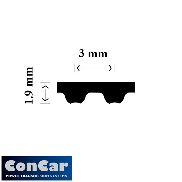 ConCar Tandriem 564-S3M-15
