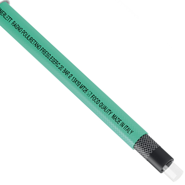 Slang Ragno PU groen 13x19mm