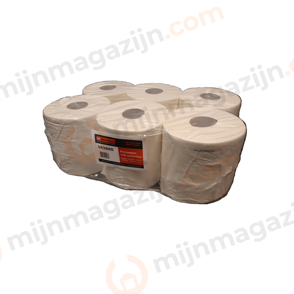 Papierrol 20CMx160M 6rol/pak 2-laags