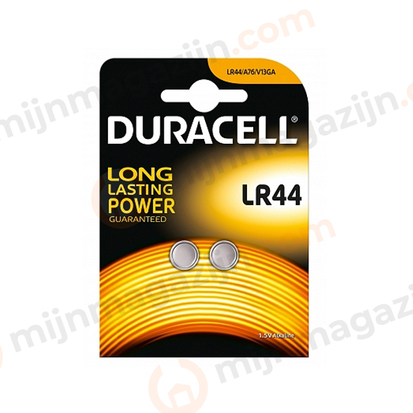 Knoopcel batterij Duracell V13GA LR44 1.5V 2st.