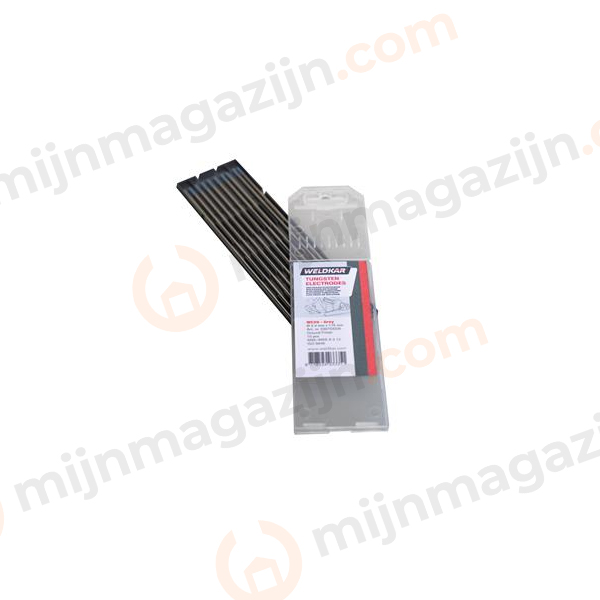 Wolfraam 3.2mm grijs Staal/RVS 10st.