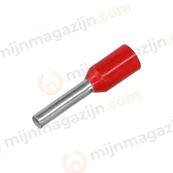 Adereindhuls 1.50qmm L=10mm rood WE 100st.