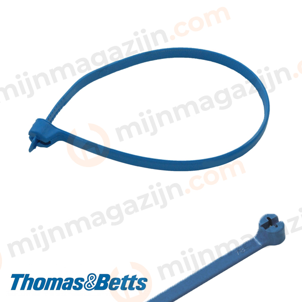 Ty-Rap TY528MR-NDT blauw detectable L=360mm 100st.
