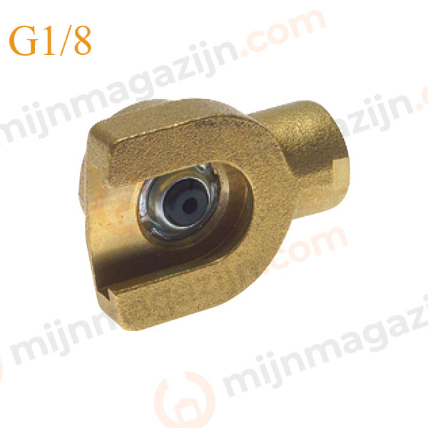 Vetspuit mondstuk G1/8 vlak voor 16mm