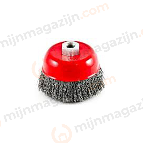 Komborstel staal gegolfddraad 0.35 M14 80mm