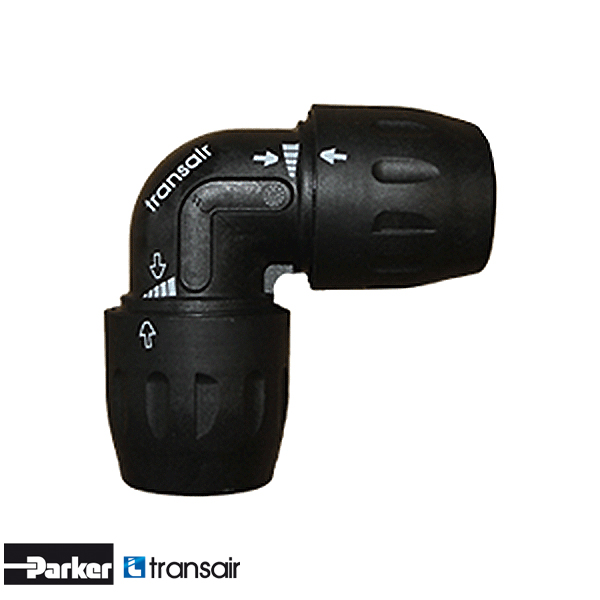 Transair 6602 60 00 kniekoppeling 90gr D63