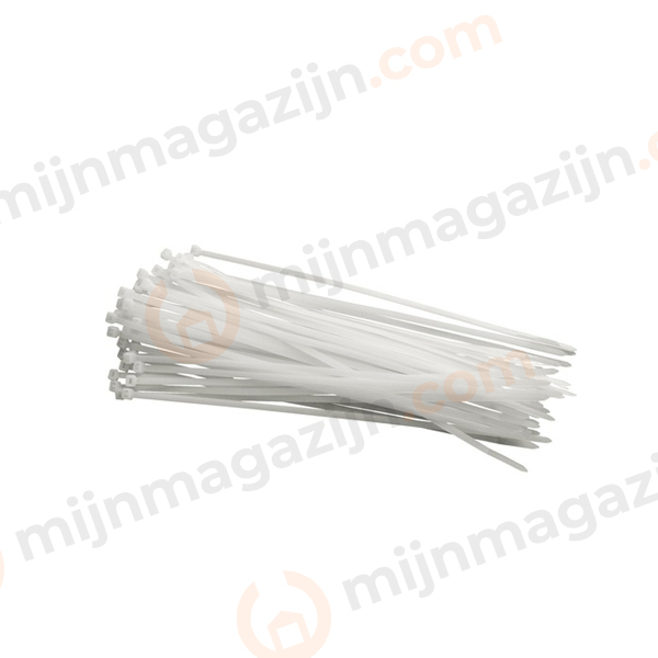 Kabelbinder transparant 2.5x100mm 100st.