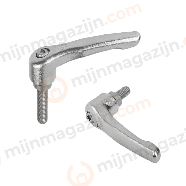 Klemhefboom RVS bu.dr. M8x40