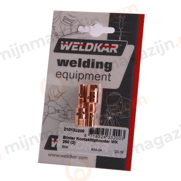 Kontakttiphouder WK250 M6 blister 2 stk