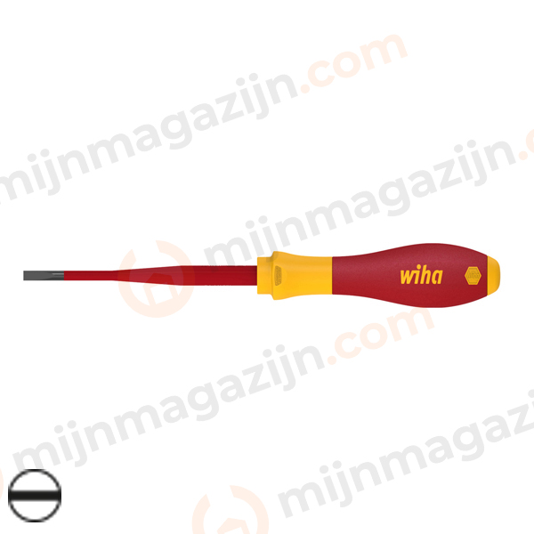 Wiha soft-finish sleufschr.draaier VDE 5.5×125