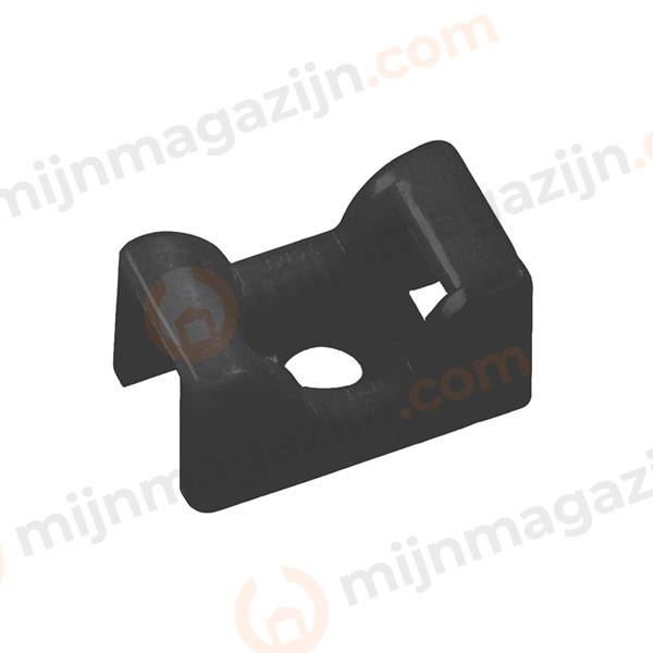 Schroefzadel zwart voor kabelbinder 7.6-9.0mm 100st