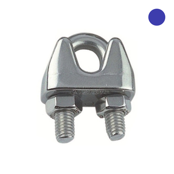 DIN741 Staaldraadklem 4mm RVS A4