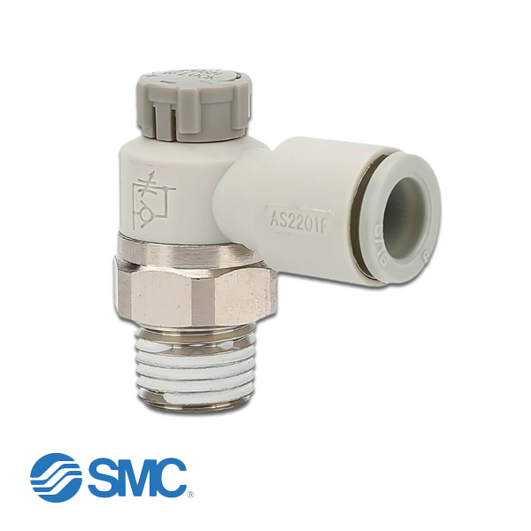 SMC AS2201F-01-08SA snelh.reg.vent (knop) 1/8”x8mm