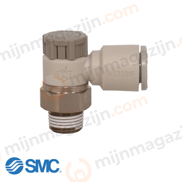 SMC AS3201F-03-10SA snelh.reg.vent (knop) 3/8”x10m