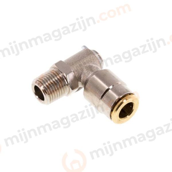 Insteekkopp. hogedruk haaks 6mm x 1/8″ draaibaar