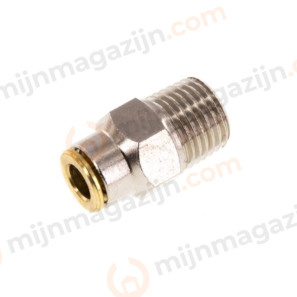 insteekkopp.hogedruk recht 1/4” x 6mm