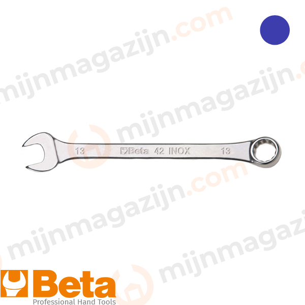 Beta 42inox ringsteeksleutel RVS 19mm