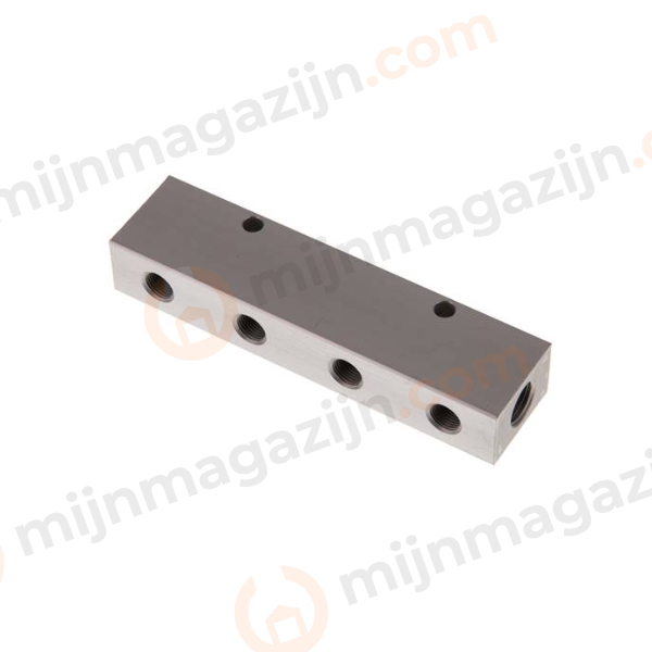 Verdeel blok 2×1/4″ 4×1/8″